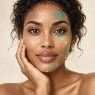 AI facial skin analysis preview